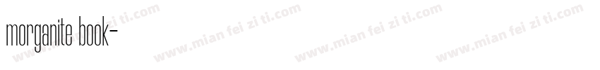 morganite book字体转换